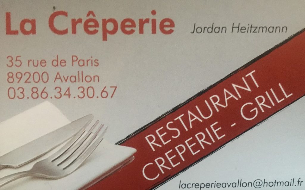 Restaurant Crêperie à Avallon